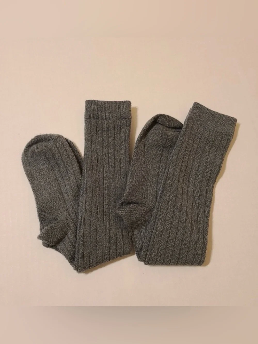 Men's Ribbed Dress Socks - Gray